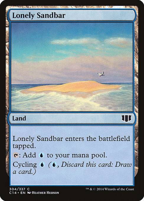 Lonely Sandbar - Commander 2014 Common Card