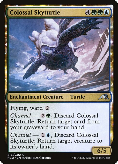 Colossal Skyturtle - Kamigawa: Neon Dynasty Uncommon Card