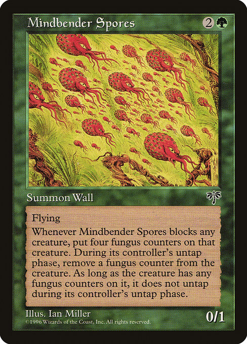Mindbender Spores - Mirage Rare Card