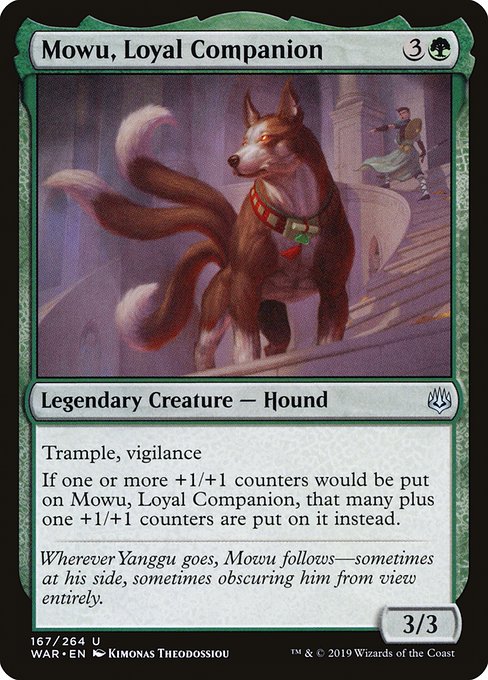 Mowu, Loyal Companion - War of the Spark Uncommon Card