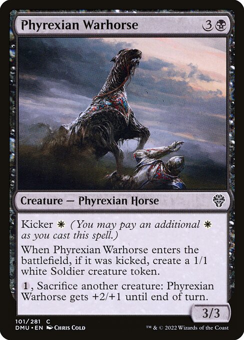 Phyrexian Warhorse - Dominaria United Common Card
