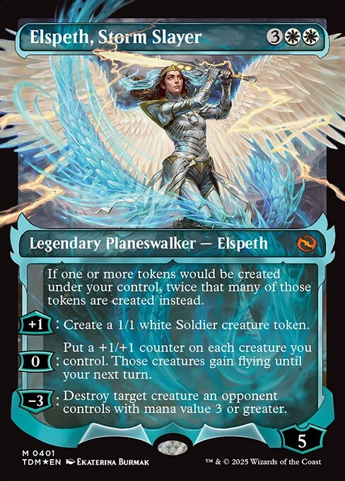 Elspeth, Storm Slayer - Tarkir: Dragonstorm Mythic Card