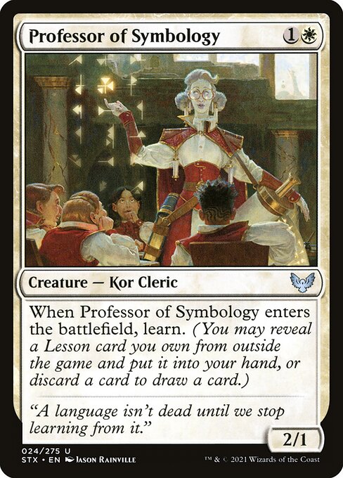 Professor of Symbology - Strixhaven: School of Mages Uncommon Card