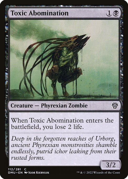 Toxic Abomination - Dominaria United Common Card