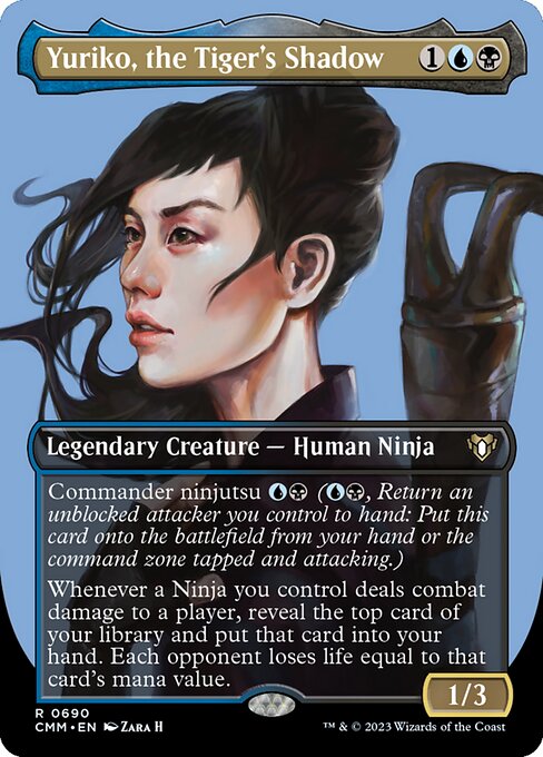 Yuriko, the Tiger's Shadow - Commander Masters Rare Card