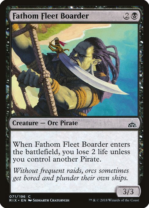 Fathom Fleet Boarder - Rivals of Ixalan Common Card