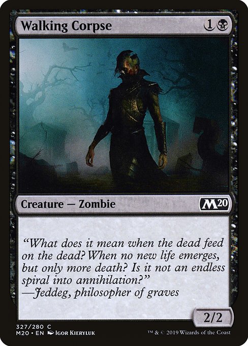 Walking Corpse - Core Set 2020 Common Card