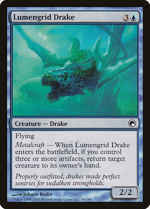 Lumengrid Drake - Scars of Mirrodin Common Card