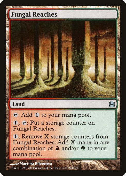 Fungal Reaches - Commander 2011 Uncommon Card