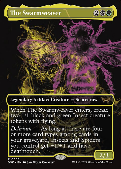 The Swarmweaver - Duskmourn: House of Horror Rare Card