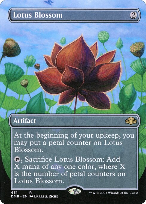 Lotus Blossom - Dominaria Remastered Rare Card