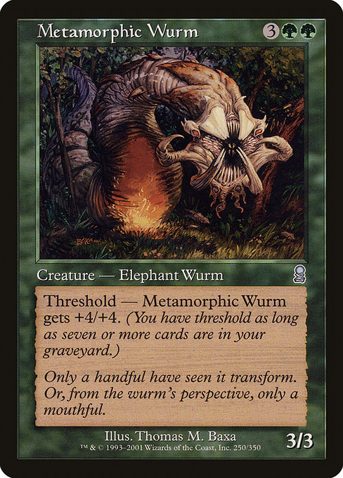 Metamorphic Wurm - Odyssey Uncommon Card