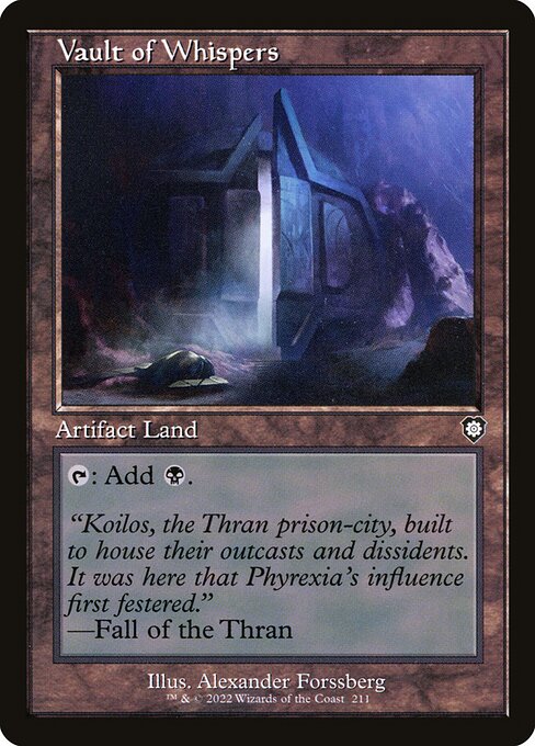 Vault of Whispers - The Brothers' War Commander Common Card