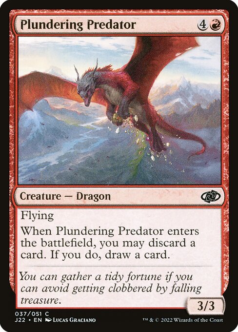 Plundering Predator - Jumpstart 2022 Common Card