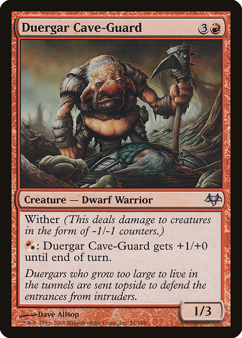 Duergar Cave-Guard - Eventide Uncommon Card