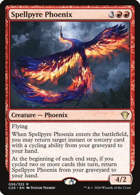Spellpyre Phoenix - Commander 2020 Rare Card