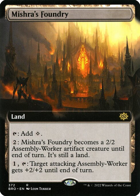 Mishra's Foundry - The Brothers' War Rare Card