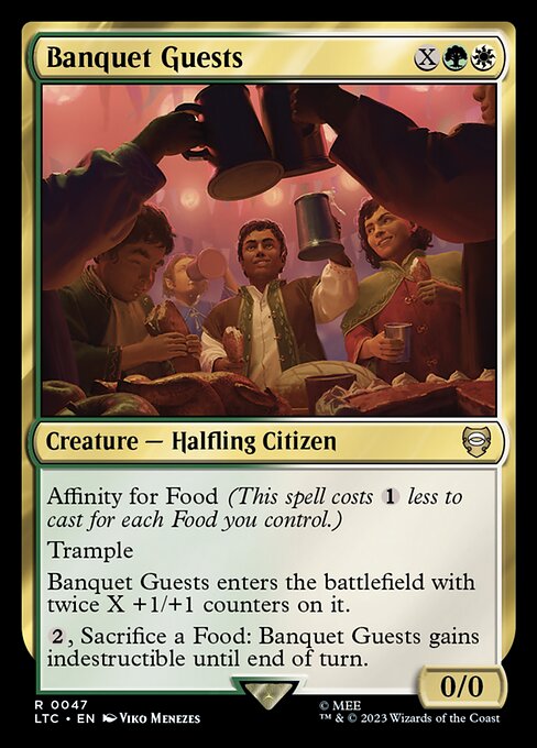 Banquet Guests - Tales of Middle-earth Commander Rare Card