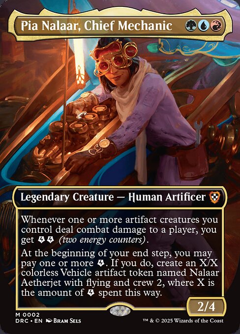 Pia Nalaar, Chief Mechanic - Aetherdrift Commander Mythic Card