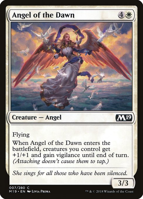 Angel of the Dawn - Core Set 2019 Common Card