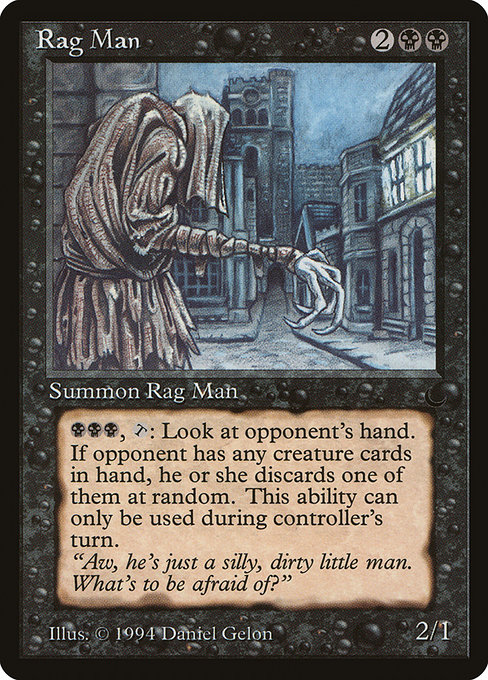 Rag Man - The Dark Rare Card