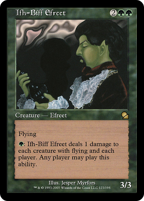 Ifh-Bíff Efreet - Masters Edition Rare Card