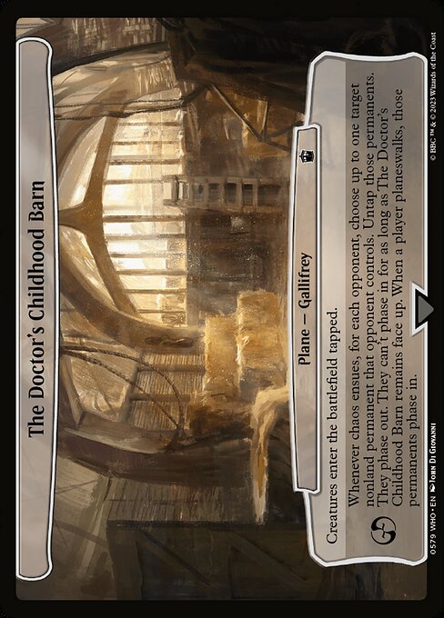 The Doctor's Childhood Barn - Doctor Who Common Card