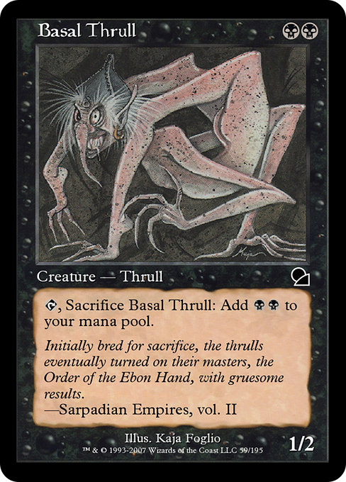 Basal Thrull - Masters Edition Common Card