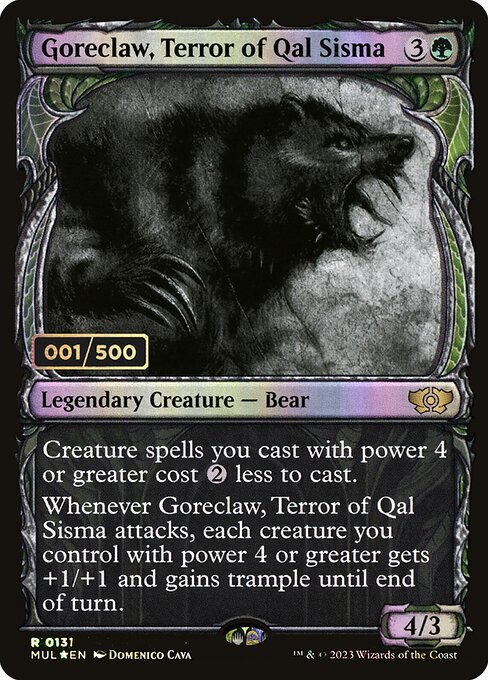 Goreclaw, Terror of Qal Sisma - Multiverse Legends Rare Card