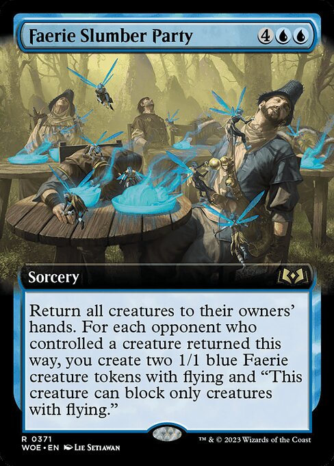 Faerie Slumber Party - Wilds of Eldraine Rare Card