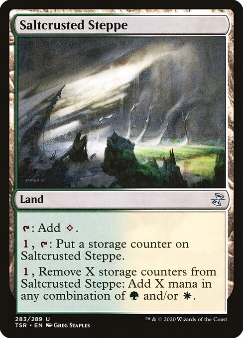 Saltcrusted Steppe - Time Spiral Remastered Uncommon Card