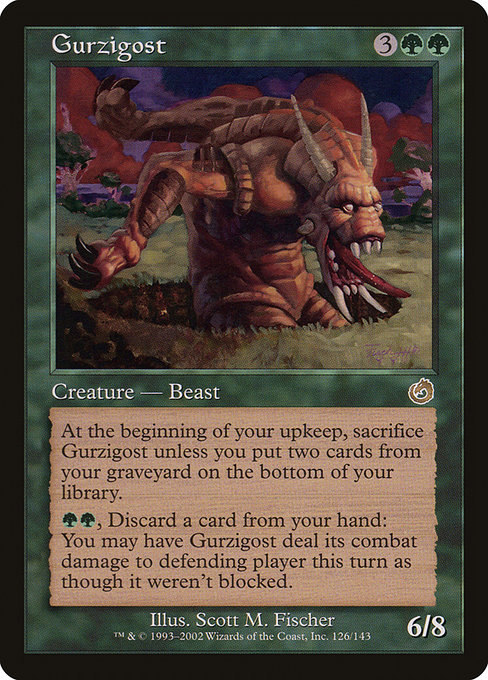 Gurzigost - Torment Rare Card