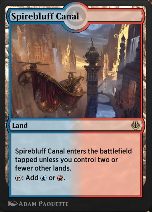 Spirebluff Canal - Kaladesh Remastered Rare Card