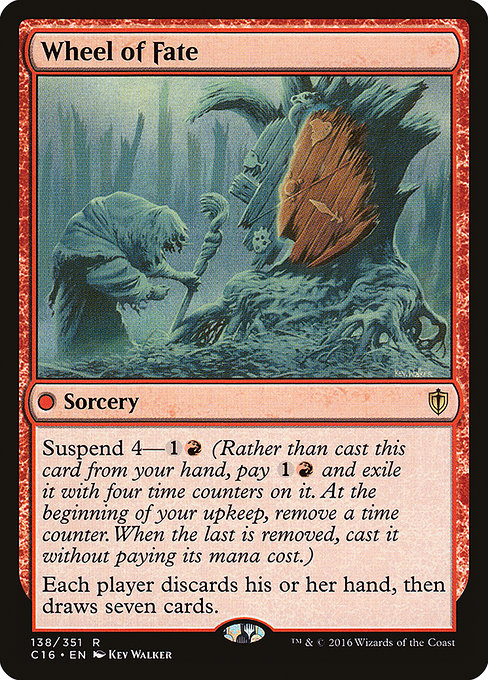 Wheel of Fate - Commander 2016 Rare Card