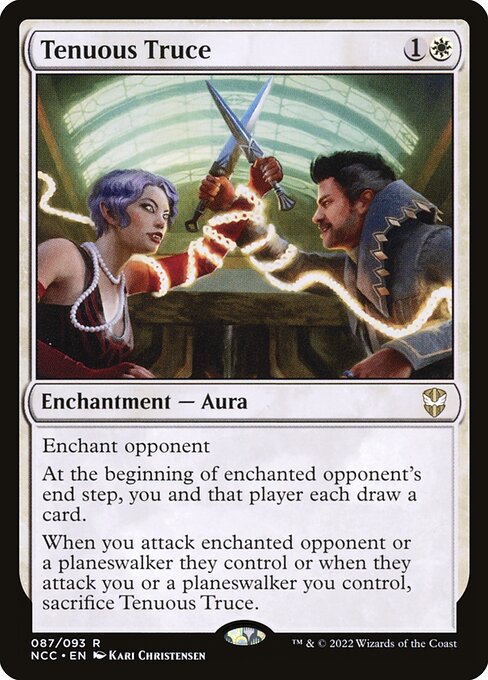 Tenuous Truce - New Capenna Commander Rare Card
