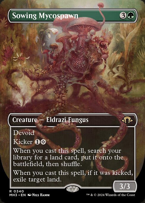 Sowing Mycospawn - Modern Horizons 3 Rare Card