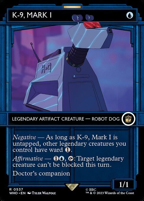 K-9, Mark I - Doctor Who Rare Card