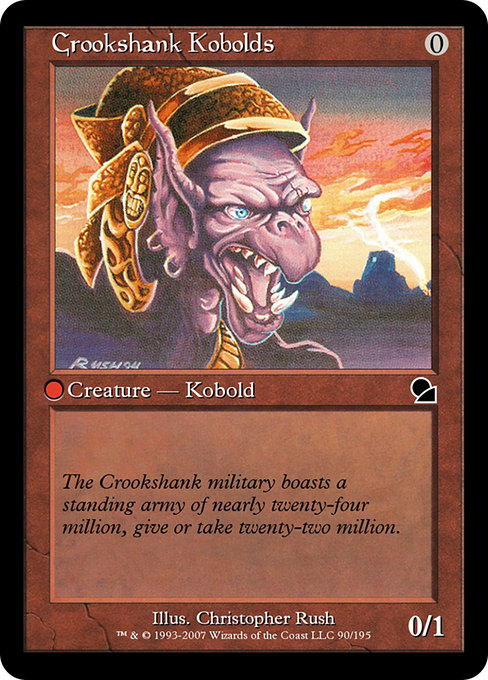 Crookshank Kobolds - Masters Edition Common Card
