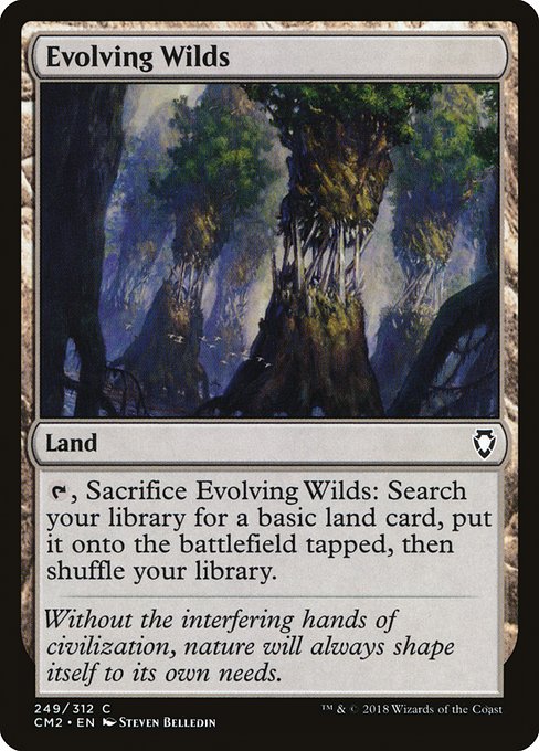 Evolving Wilds - Commander Anthology Volume II Common Card