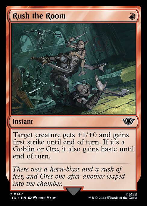 Rush the Room - The Lord of the Rings: Tales of Middle-earth Common Card