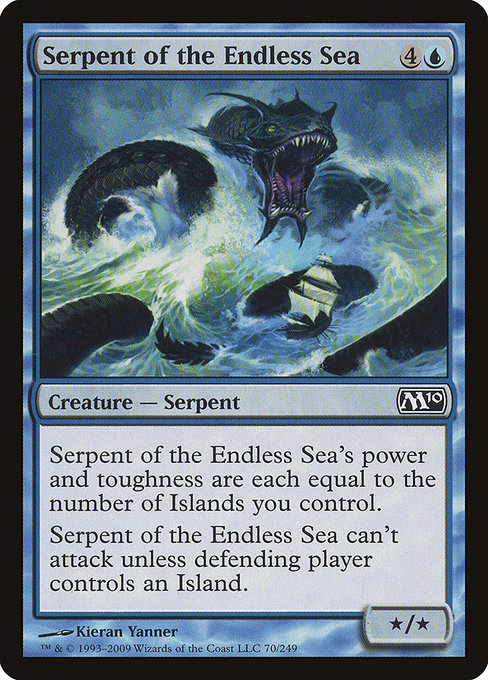 Serpent of the Endless Sea - Magic 2010 Common Card