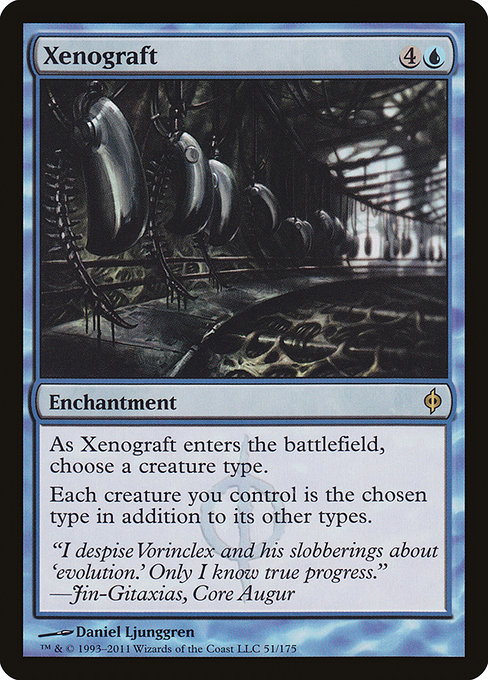 Xenograft - New Phyrexia Rare Card