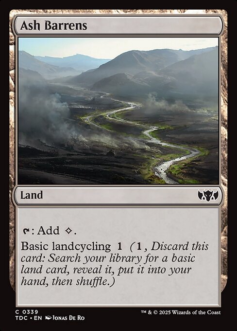 Ash Barrens - Tarkir: Dragonstorm Commander Common Card