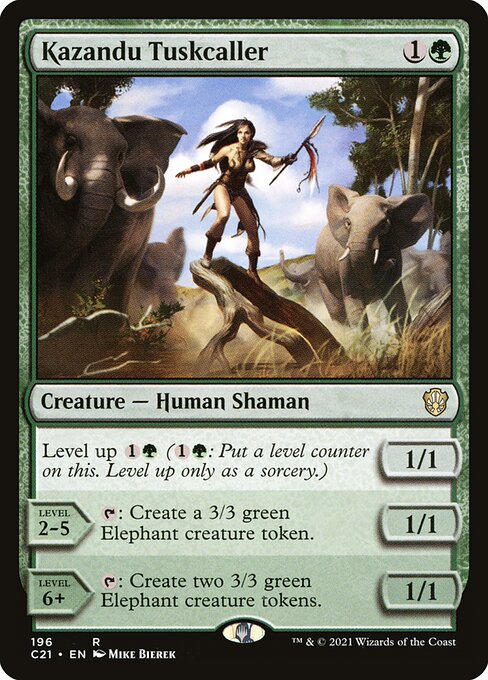 Kazandu Tuskcaller - Commander 2021 Rare Card