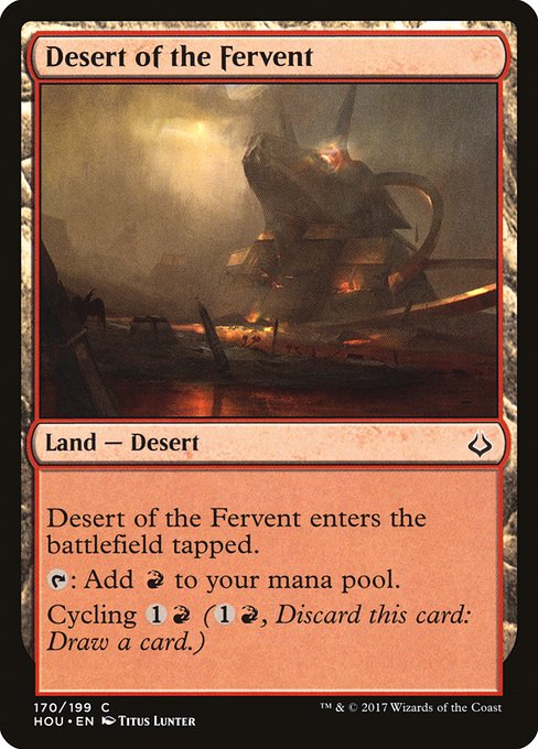 Desert of the Fervent - Hour of Devastation Common Card
