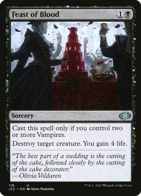 Feast of Blood - Jumpstart 2022 Uncommon Card