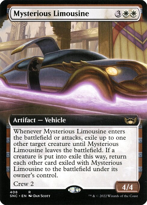 Mysterious Limousine - Streets of New Capenna Rare Card