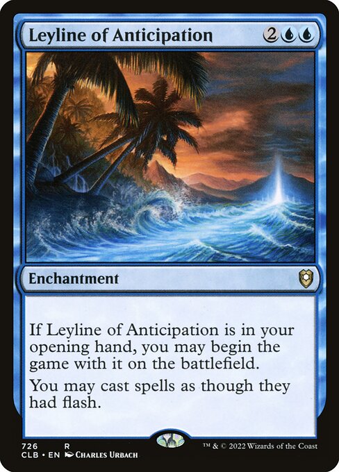 Leyline of Anticipation - Commander Legends: Battle for Baldur's Gate Rare Card