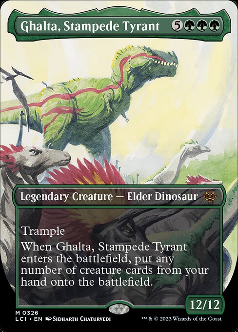 Ghalta, Stampede Tyrant - The Lost Caverns of Ixalan Mythic Card