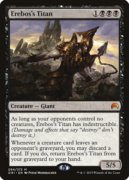 Erebos's Titan - Magic Origins Mythic Card